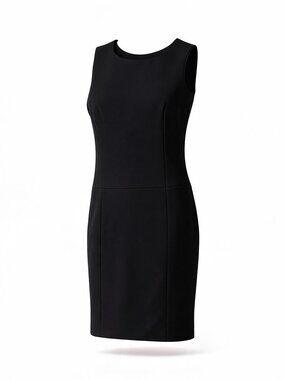 Chic Black Sleeveless Midi Dress